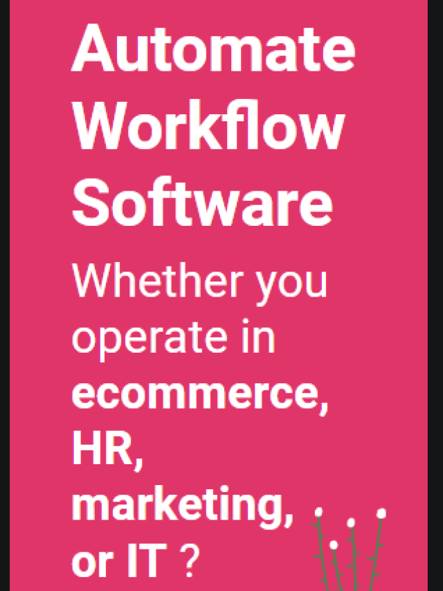 Automate Workflow Software